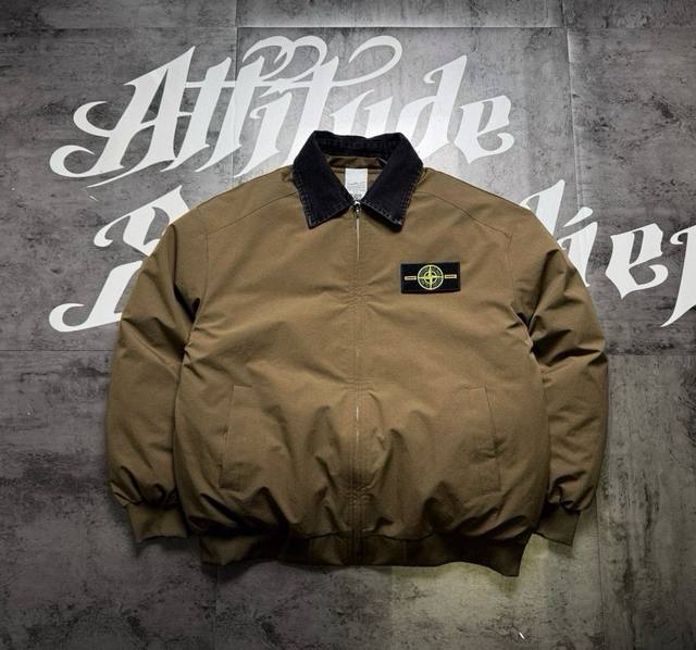 绿色下架 DDD 石头岛 基础面包服刺绣三色工装棉服 DDD 面料采用多功能冲锋衣梭织布 版型立体硬挺 原版复刻 DDD 万针刺绣工艺 立体饱满 高密度 原版复