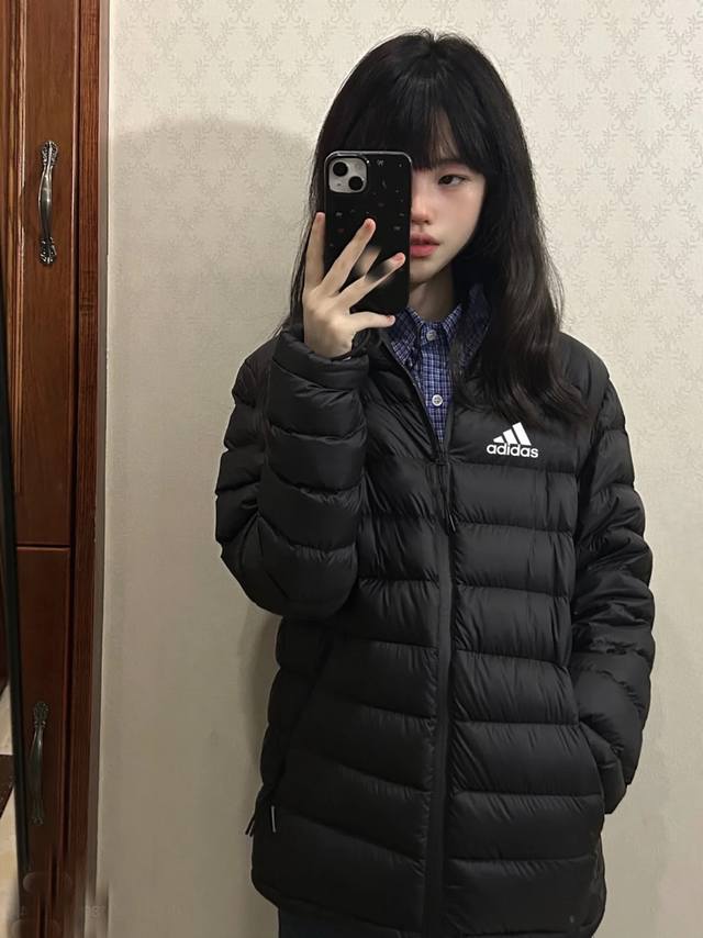 90绒子含量羽绒服阿迪达斯Adidas排骨羽绒服男女同款连帽羽绒服外套 DDD 高品质90鸭绒带来持久轻暖感受 DDD 采用绒子含量90%优质鸭绒 DDD 含绒