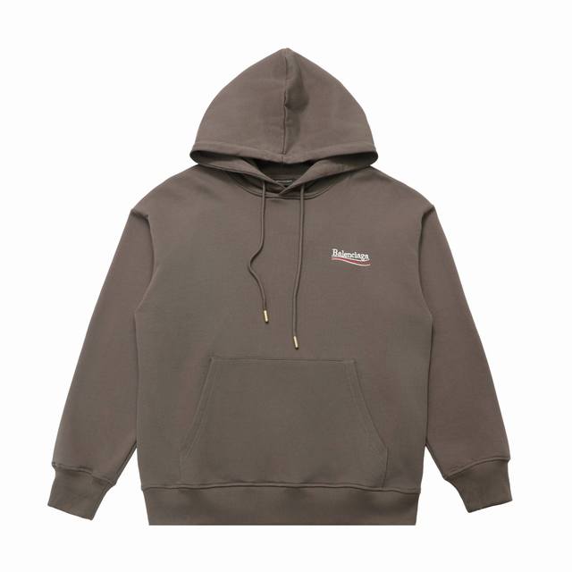 顶级版本] DDD 品名: Balenciaga巴黎世家 新款刺绣Logo休闲连帽卫衣 DDD 尺码：Xs-L DDD 颜色：黑色 米白色 棕色 DDD 面料: