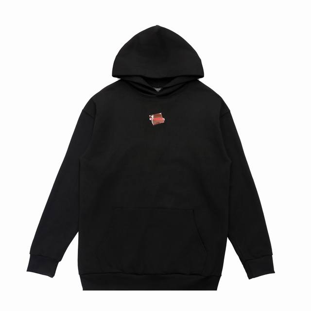 顶级版本] DDD 品名：Balenciaga巴黎世家 新款胶带刺绣压胶Logo洗水连帽卫衣 DDD 尺码：S-Xl DDD 颜色：黑色 天蓝色 DDD 版型: