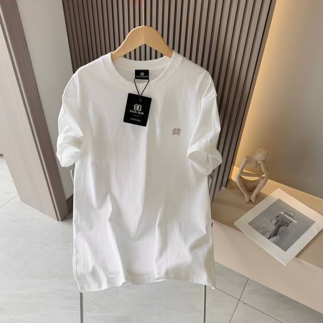 Kolon Sport 可隆限定短袖T恤 男女同款 DDD 官网同步发售，240克纯棉双纱夏日非常舒适透气克重胸口经典的可隆印花 ，潮人必备时尚单品，不挑身材，