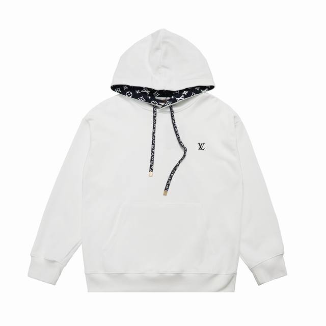 顶级版本] DDD 品名: Louis Vuitton Lv路易威登 新款Logo标识老花休闲连帽卫衣 DDD 款号：2303 DDD 尺码：Xs-L DDD