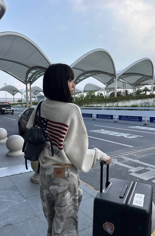 Chrome Hearts克罗心 加厚重磅旗帜刺绣提花套头圆领毛衣针织衫情侣款 DDD Color: 米杏色 Size: M-Xl DDD M 肩宽54 胸围1