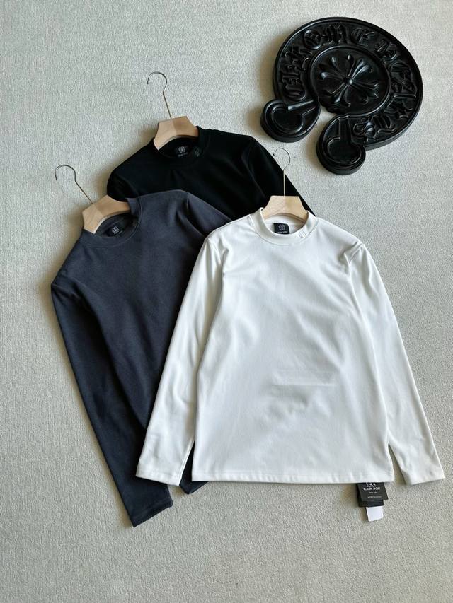 经典款Kolon Sport可隆户外休闲衣冬户外男女半高领内搭仿羊绒长袖T恤 DDD 面料柔软有质感的半高领T恤，适合冬季穿着，大身采用羊绒手感微拉绒面料，穿着