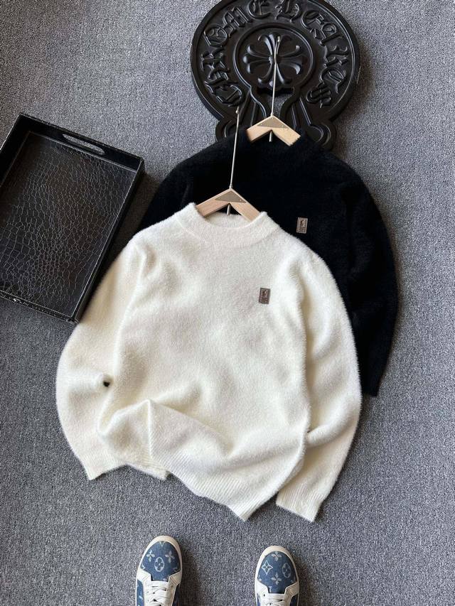 专柜一体天鹅绒！ DDD 人气爆款！Ralph Lauren 拉夫劳伦专柜新品天鹅绒圆领加绒毛衣！恒隆在售万元级，款号：2313 DDD 拉夫劳伦家今年最新一体