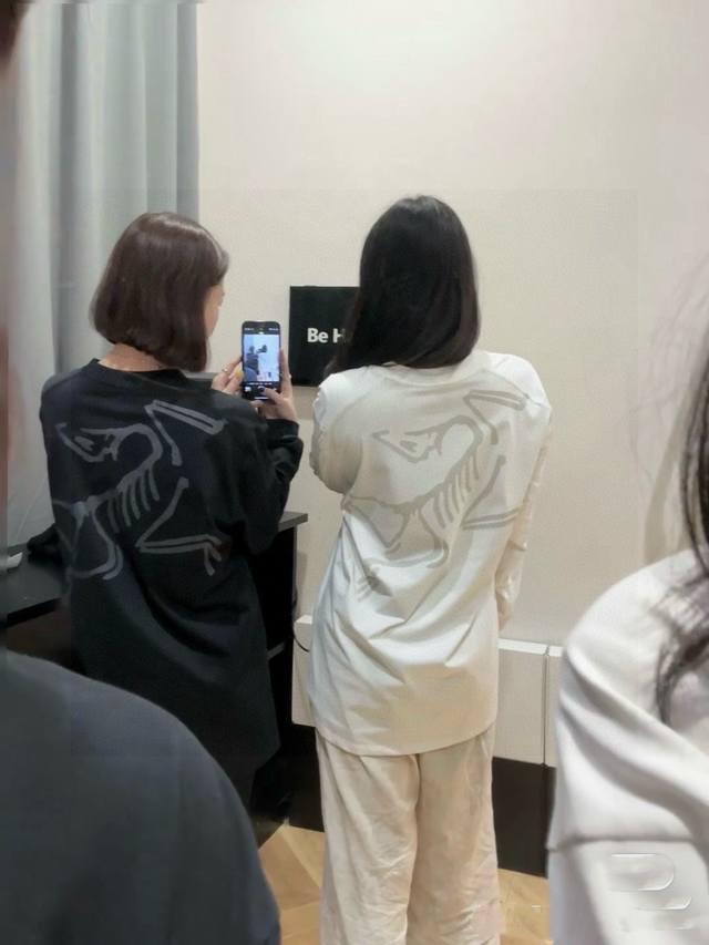 高品质 DDD 品名：始祖鸟 Arc'teryx 24Ss 印花新款Logo宽松男女同款圆领纯棉长袖T恤 DDD 版型；宽松版 DDD 面料：330G全棉精梳棉