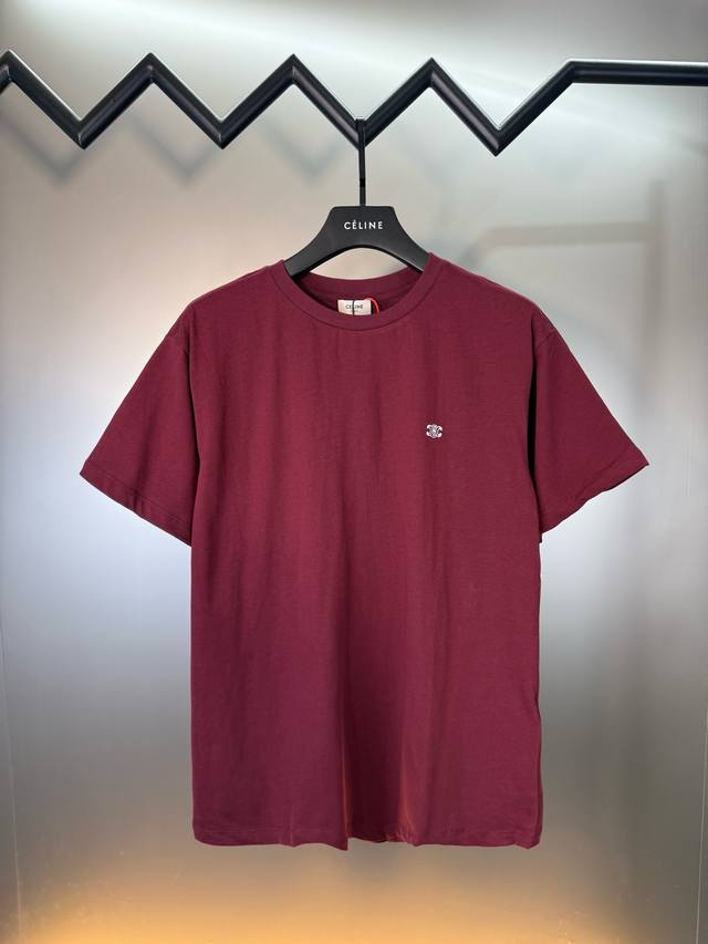 对标专柜★过验版本★Celine赛琳Ss26新款凯旋门圆领短袖T恤 DDD 采用40支双股 手感柔软 舒适亲肤 简单到极致就是时髦 最简单的经典黑色T恤 最能打