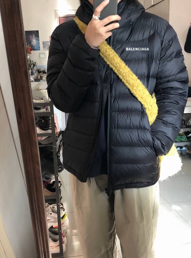 鹅绒版本 不是鹅绒免费送 DDD 高充绒量140克 超蓬松 DDD Balenciaga巴黎世家白鹅绒排骨羽绒服 DDD 不是白鹅绒 绒子含量90% 免费送 D