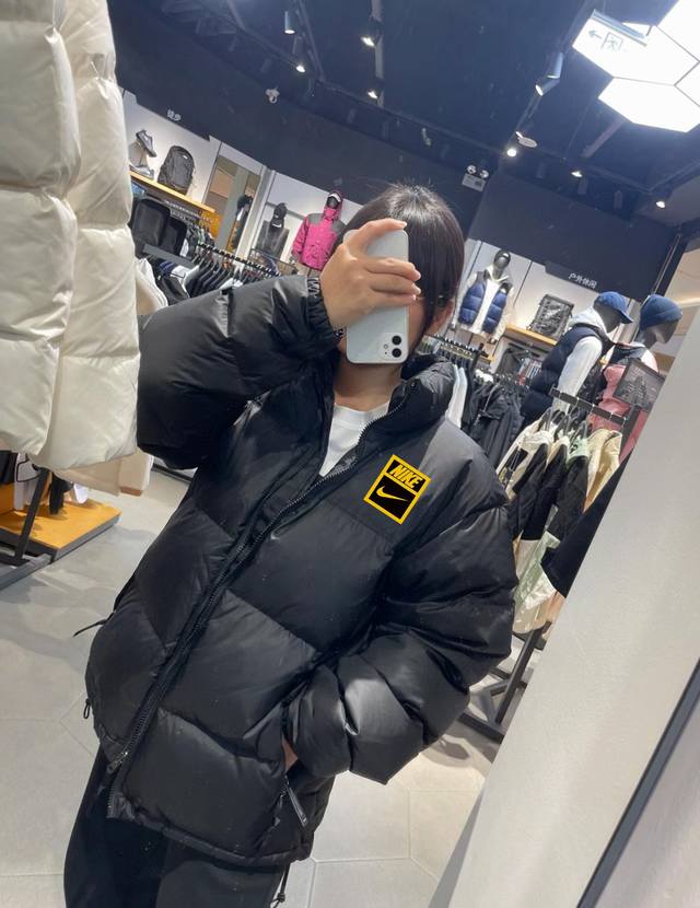 不是羽绒免费送 DDD 降价清货 真羽绒版本 DDD Nike 耐克金方块白鸭绒羽绒服 DDD 降价亏本捡漏福利，真羽绒版本，清货回资金给工厂P结加工费，请认证