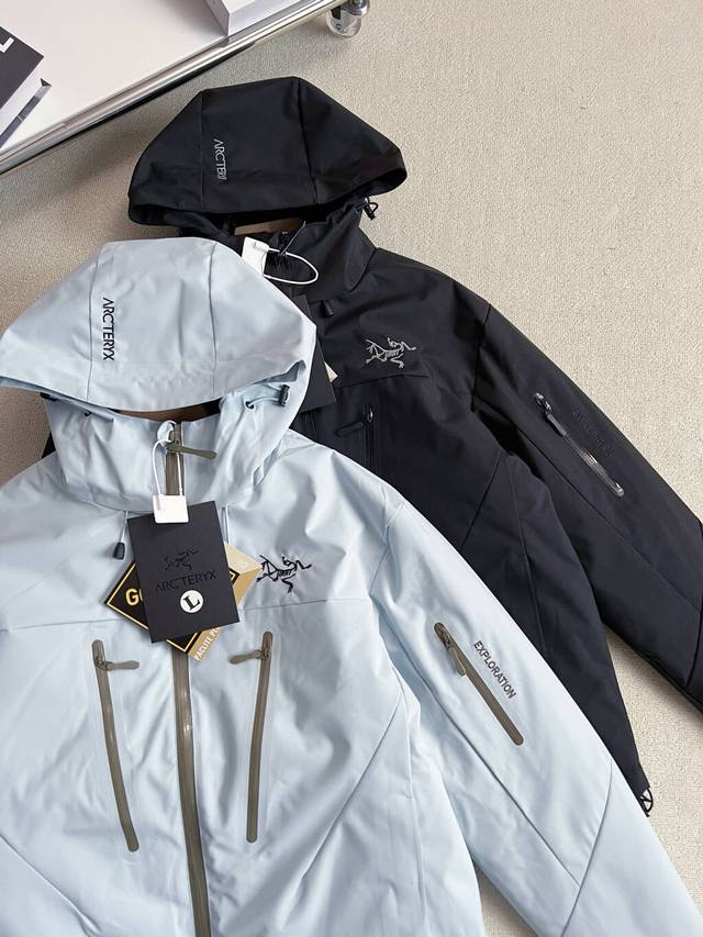 Arc'teryx 始祖鸟羽绒服三合一冲锋衣户外防水防风硬壳压胶羽绒棉冲锋衣 真两件套 情侣款 DDD 一款3穿户外级三合一内胆是羽绒棉保暖加保暖5000加 D