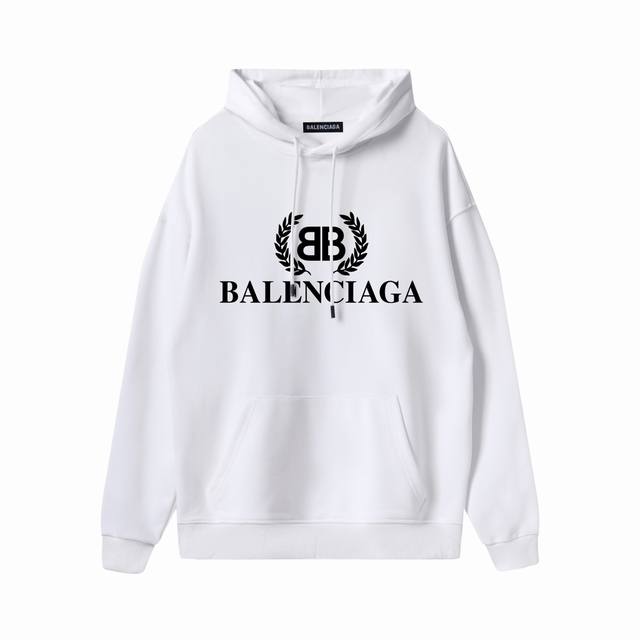 银狐绒加厚 DDD Balenciaga巴黎世家麦穗麦子冬季加绒加厚连帽卫衣 DDD 高端冬季加绒卫衣系列 DDD 甄选530G银狐绒加厚面料 区别市场便宜货2