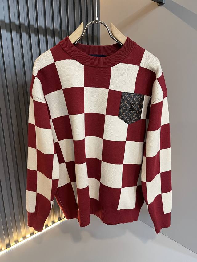 支持年后退换 Louisvuitt*路易*登 2025秋冬新款针织羊毛衫，今年的专柜新品，最新时尚潮流效果,时尚新韵味，元素及现代潮流的高街风格融合一起的“天官