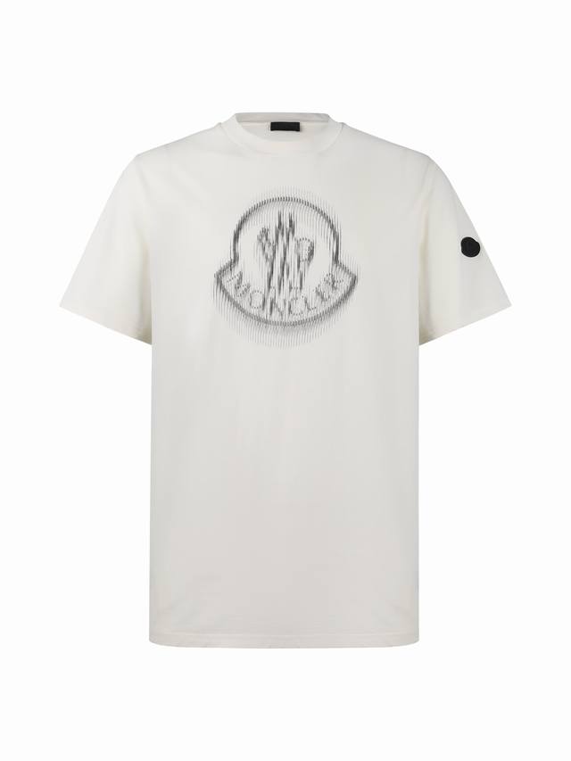 支持年后退换！Moncler 26Ss字母Logo标识印花模糊感短袖T恤 DDD 正品4286购入开发 DDD 100%全棉冰纱棉180克 DDD 1*1全棉精
