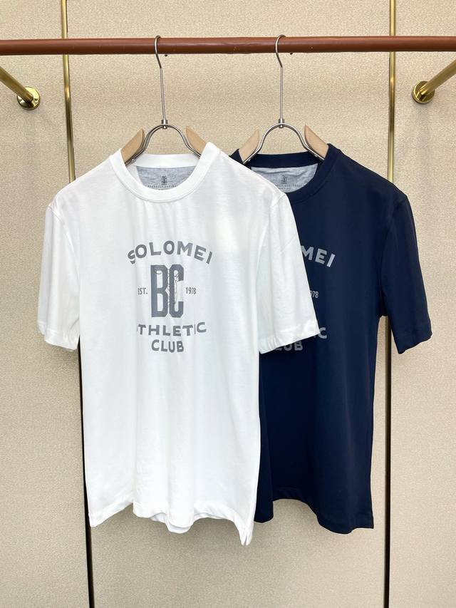 支持跨年售后！ 。Bc-Brunello Cucinali布鲁内洛 库奇内利砸锅卖铁都要上的新款新款原单男士休闲短袖 高端定制 高端版本 时尚百搭爆款进口面料