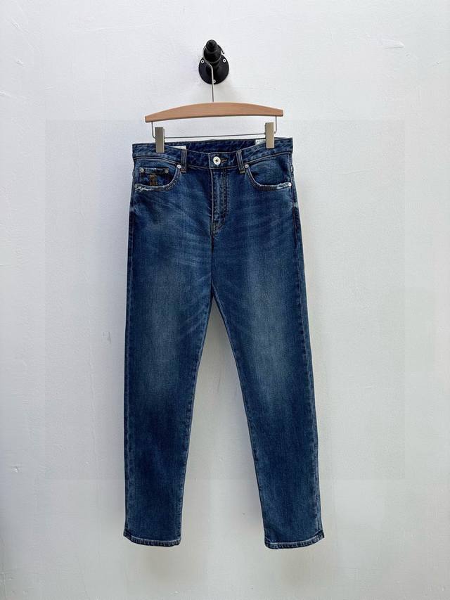 支持年后 Bc Brunello Cucinelli 五袋牛仔裤 DDD 弹力丹宁牛仔 DDD 质密柔软、舒适有型。 DDD 小直筒版型 DDD 石洗靛蓝色调、