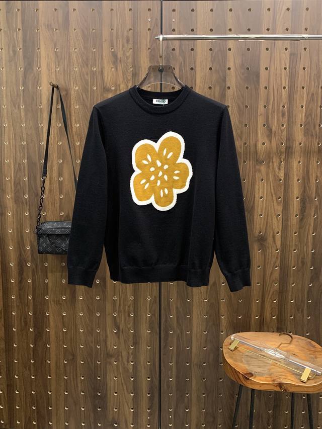 支持年后退换 Kenzo 25Ss秋冬 新品 毛衣专供狠货，进口原版科技羊毛精纺！精细针织一体，色彩混织纯手工技艺呈现 档次极高，凸显衣着品味与奢华 工艺精湛！