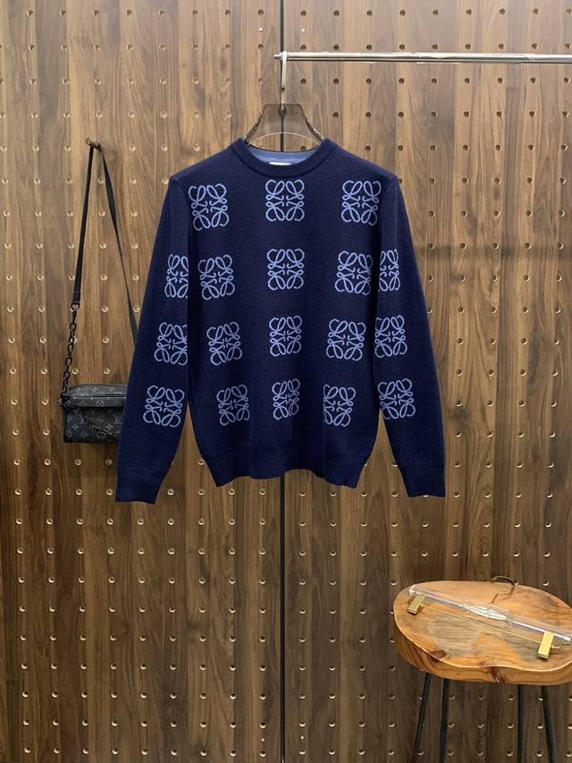 支持年后退换 罗意威25Ss秋冬 新品 毛衣专供狠货，进口原版科技羊毛精纺！精细针织一体，色彩混织纯手工技艺呈现 档次极高，凸显衣着品味与奢华 工艺精湛！定制原