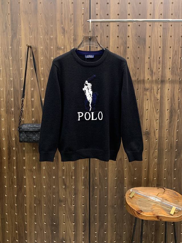 支持年后退换 Polo 25Ss秋冬 新品 毛衣专供狠货，进口原版科技羊毛精纺！精细针织一体，色彩混织纯手工技艺呈现 档次极高，凸显衣着品味与奢华 工艺精湛！定