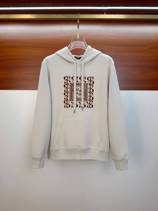 支持年后退换 芬迪25Ss 新品 最新最顶级版本精美工艺连帽卫衣，最顶级的品质专柜原单套头衫，顶级制作工艺进口面料，专柜品质重工刺绣设计，采用进口高端订制面料，