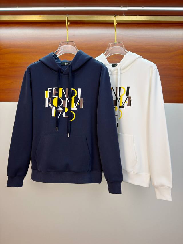 支持年后退换 芬迪25Ss 新品 最新最顶级版本精美工艺连帽卫衣，最顶级的品质专柜原单套头衫，顶级制作工艺进口面料，专柜品质重工刺绣设计，采用进口高端订制面料，