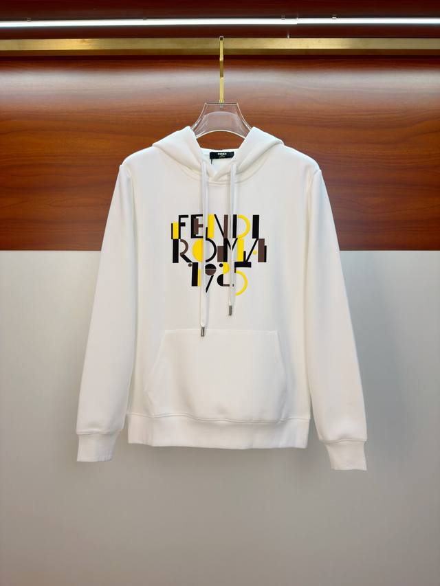 支持年后退换 芬迪25Ss 新品 最新最顶级版本精美工艺连帽卫衣，最顶级的品质专柜原单套头衫，顶级制作工艺进口面料，专柜品质重工刺绣设计，采用进口高端订制面料，