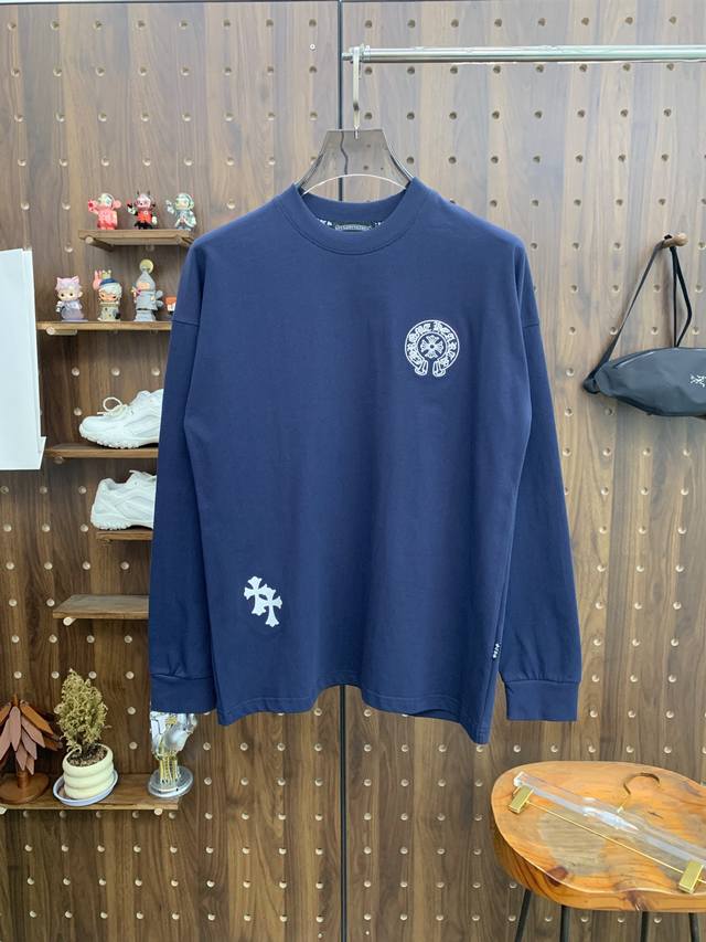 支持年后退换 克罗心25Ss秋季 新品 新款贸易订单圆领长袖打底衫长袖T恤网红款！上身舒适透气，不僵硬，整体有着丰富的立体感，品质出口订单，满足通勤人们对于着装