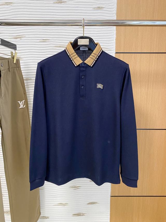 巴宝莉 25Ss 新品 Polo打底衫爆款 超前卫设计风格 细腻舒适 穿着非常轻便不易起皱。多重重工艺 整体的设计颇具视觉感，上身休闲有型，有一定的挺括度，绝对