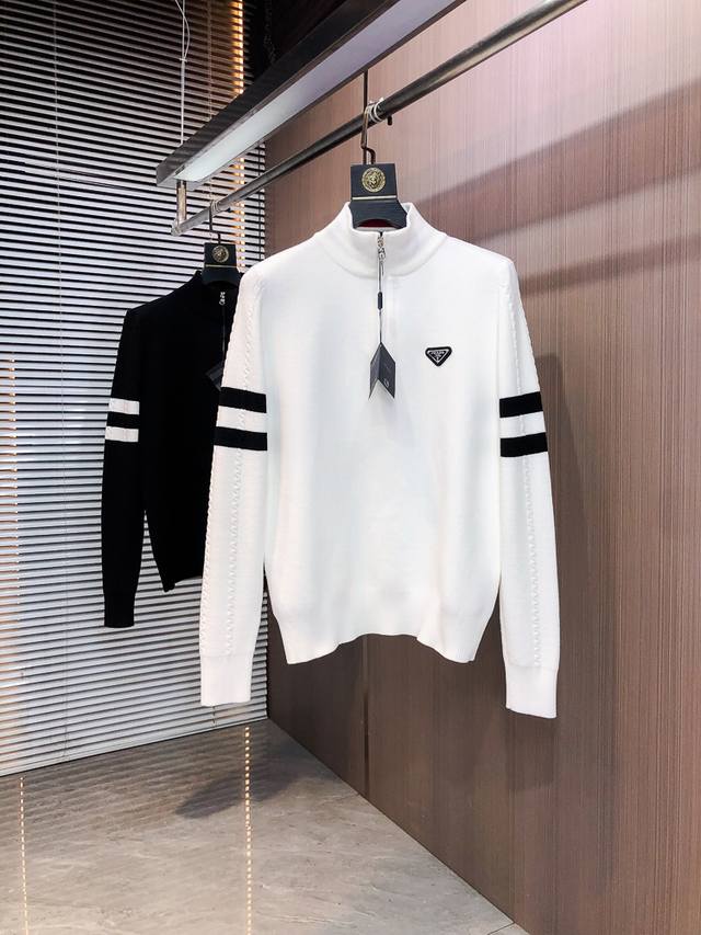 年后 普拉达 2025秋冬新款 顶级版本 最新款针织羊毛衫独家发售！原版复刻，独家设计，超强工艺！极其奢华！版型超赞！尺码M-Xxxl DDD