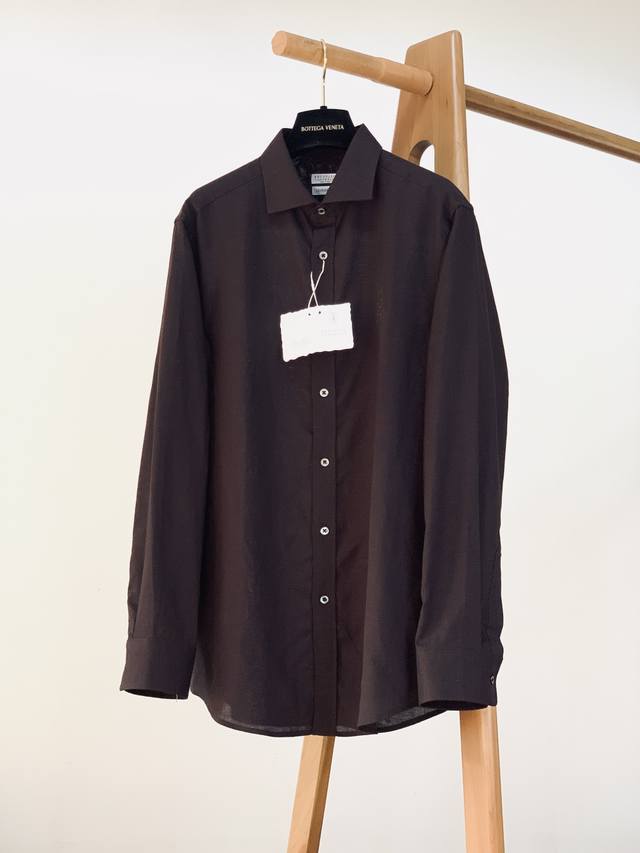 年后 DDD Brunello Cucinelli 布鲁奈罗.库奇内利 休闲亚麻衬衫 DDD 经典版型衬衫怎么穿都好看，Bc衬衣很讲究品质，经典的款式每年都是爆