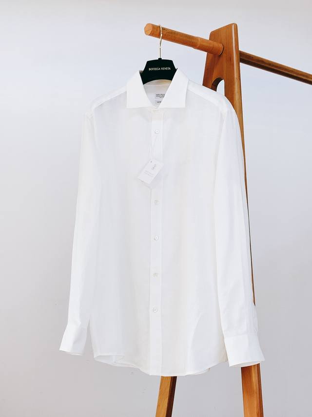 年后 DDD Brunello Cucinelli 布鲁奈罗.库奇内利 休闲亚麻衬衫 DDD 经典版型衬衫怎么穿都好看，Bc衬衣很讲究品质，经典的款式每年都是爆