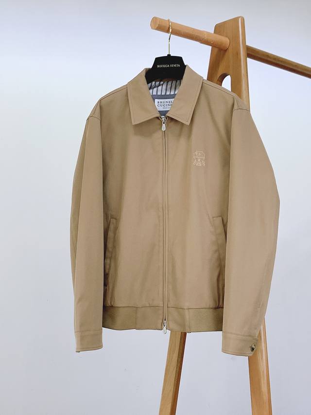 年后 DDD Brunello Cucinelli 布鲁奈罗.库奇内利 2025Fw早秋新品 DDD Bc极简精粹高级休闲翻领夹克外套，品质控推荐入手 DDD