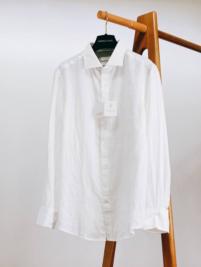 年后 DDD Brunello Cucinelli 布鲁奈罗.库奇内利 2025Fw早秋新品 休闲亚麻衬衫 DDD 经典版型衬衫怎么穿都好看，Bc衬衣很讲究品质