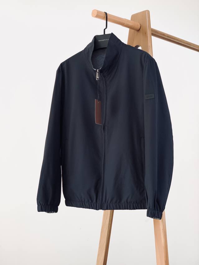 年后 DDD Ermenegildo Zegna 杰尼亚 双面穿休闲夹克 DDD 每年略微修改下配色必出的实穿实卖的经典款！日本进口Komatsu Seiren