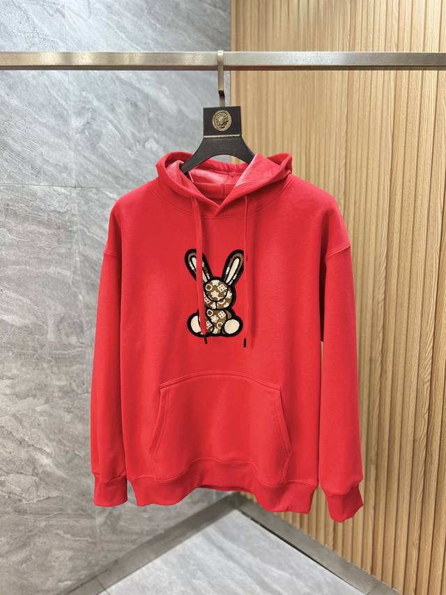 Burberry 巴宝莉 2025年秋冬新品上新 三标齐全 加绒加厚连帽卫衣 好货不用过多介绍 看细节 专柜码数：M-Xxxl 175 140建议L DDD