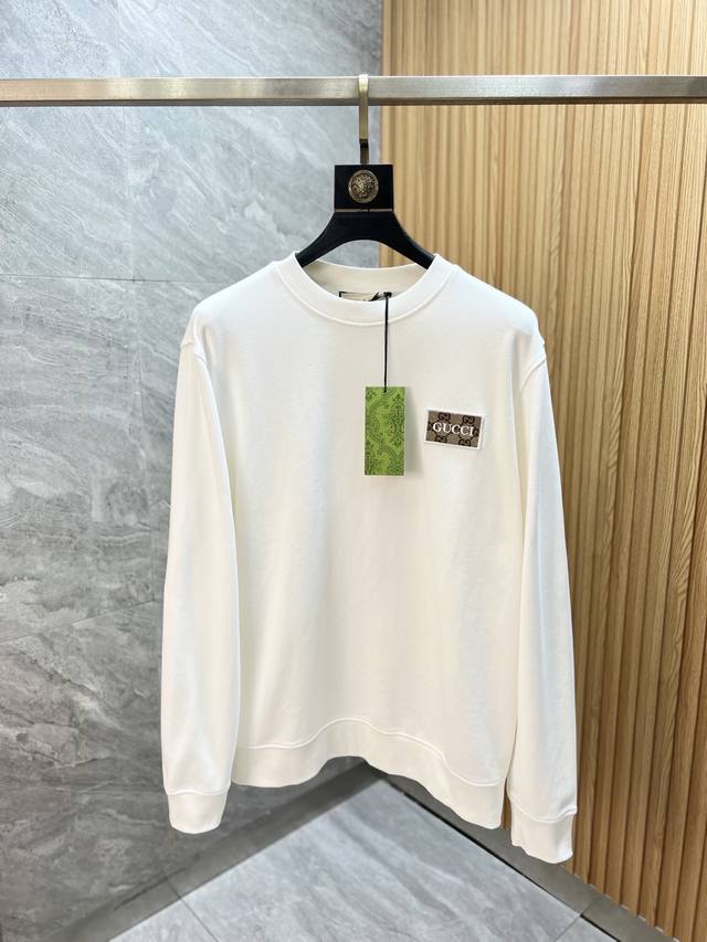 可年后 Gucci 古奇 2025秋冬新品 三标齐全 圆领卫衣 男女同款 好货不用过多介绍 看细节 专柜码数 S-Xl 175 140建议M DDD