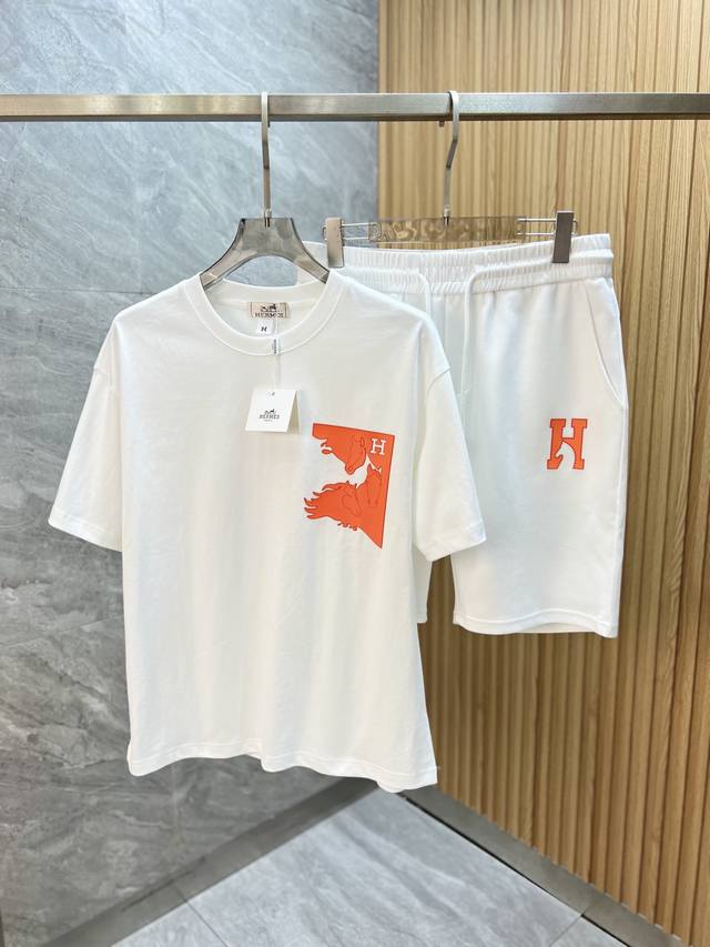 Hermes 爱马仕 2026春夏新品 三标齐全 时尚休闲套装 好货不用过多介绍 看细节 专柜码数 M-Xxxl 175 140建议L DDD