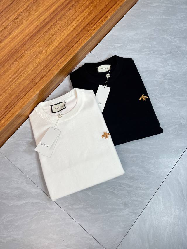 可年后 Gucci 古奇 2025年春夏新品上新 三标齐全 圆领毛衣 刺绣工艺 好货不用过多介绍 看细节 专柜码数：M-Xxxl 175 140建议L DDD
