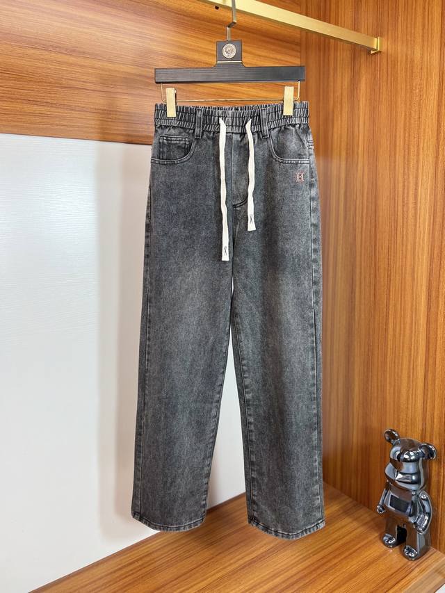 可年后 Hermes 爱马仕 2025秋冬新品 三标齐全 牛仔裤 休闲裤 好货不用过多介绍 看细节 专柜码数：M-Xxxl 175 140上身L DDD