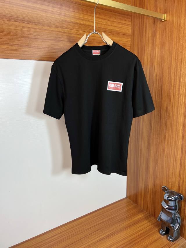 Kenzo 2026年春夏新品上新 三标齐全 丝光棉圆领短袖T恤 专柜码数：M-Xxxl 175 140建议L DDD