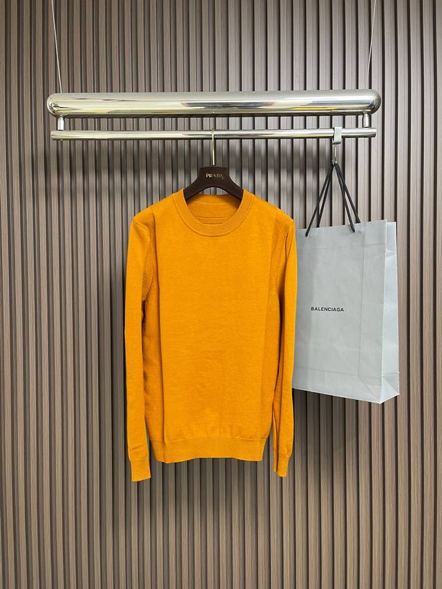 支持年后售后 DDD Zegna 经典圆领针织毛衣，定制原版 面料，质感非常柔软舒适，原版高克重双纱螺纹，面料与螺纹同缸定染无色差，螺纹不易变形。整件做法采用三